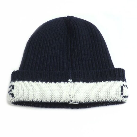 Dior Logo Knit Cap Navy 31 Noe714 Ixgh main image 6